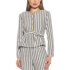 Alexia Admor Womens  Arjun Jacket, Navy